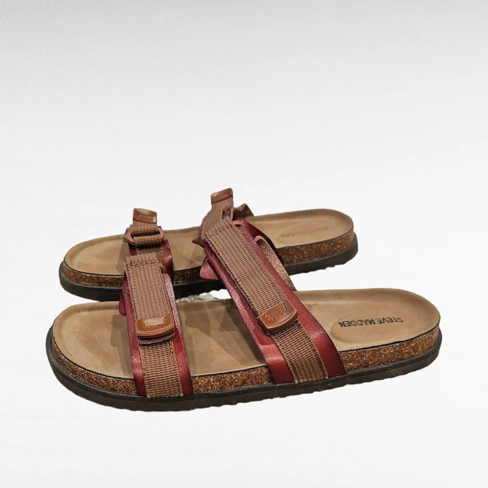 Steve Madden Boys Lance Sandals Size 6